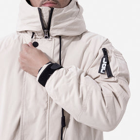 Men's Mid-Length Thick Cotton-Padded Jacket