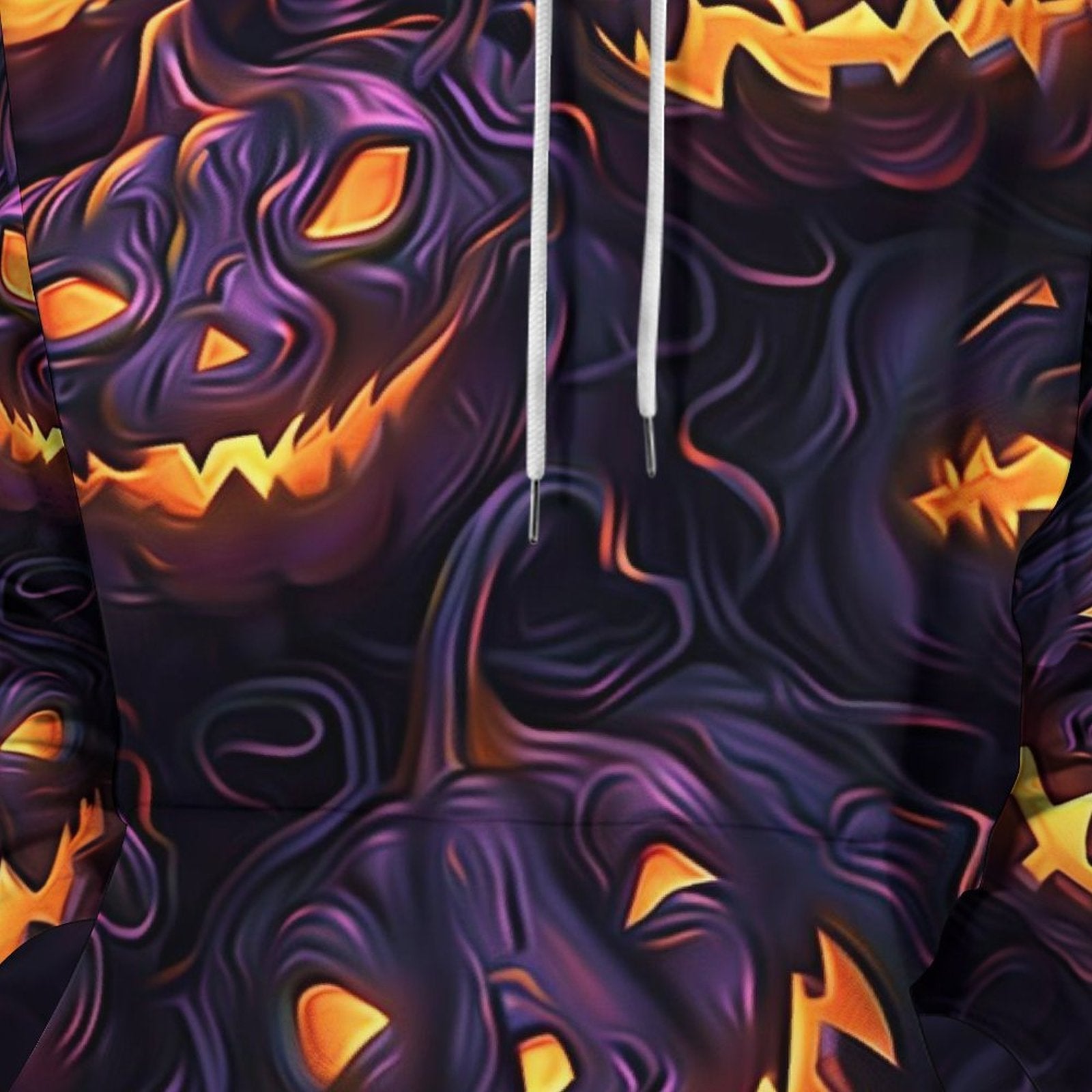 3D Digital Printing Halloween Loose Men's Hooded Sweater